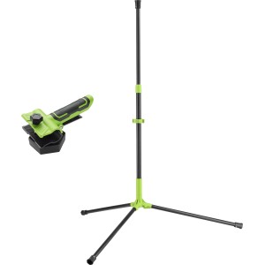 REV Ritter Stativ mit Klemme für Y Light Arbeitsleuchte, grün-schwarz.