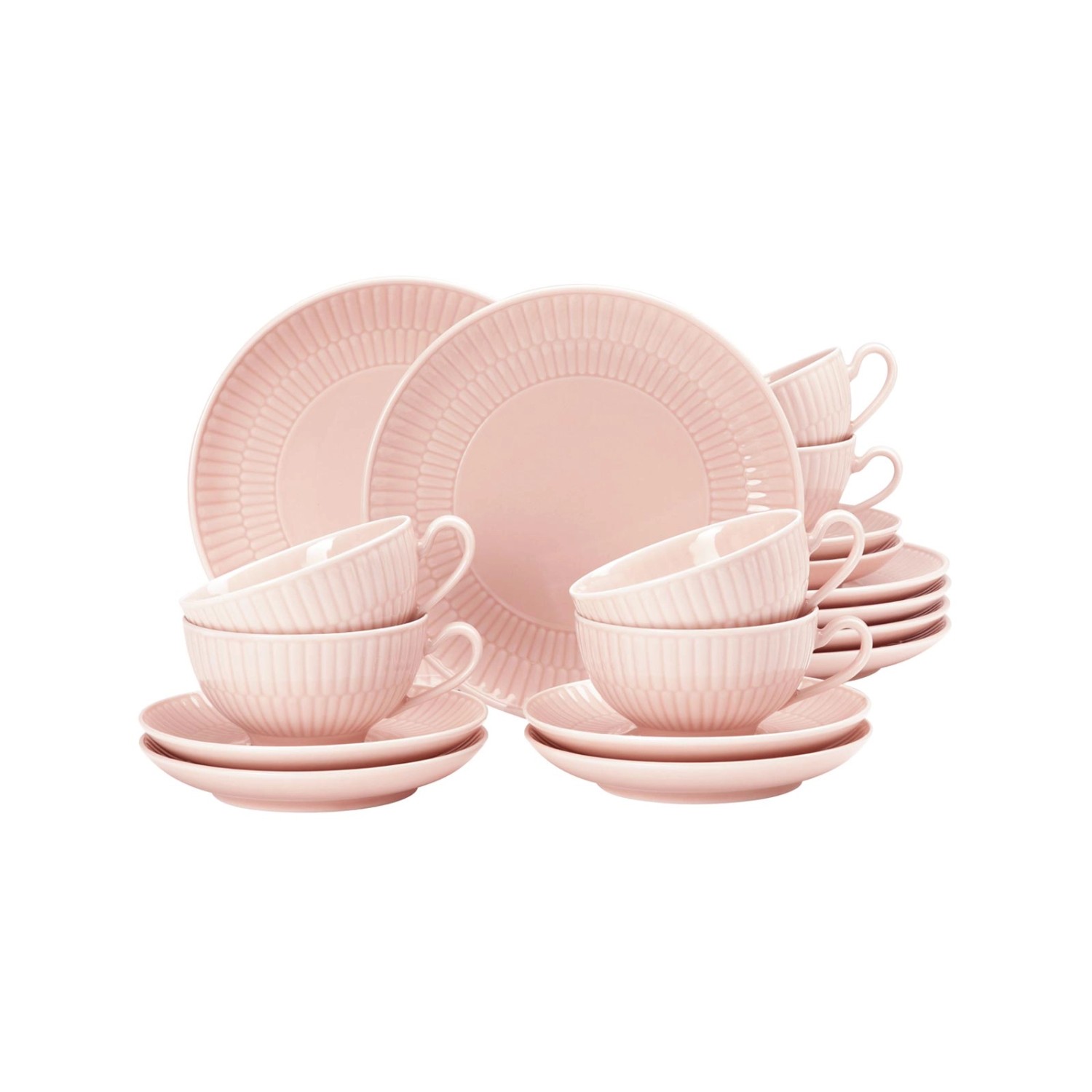 Seltmann Weiden Amina Teeservice 18-teilig Rosé günstig online kaufen