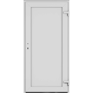 Roro Nebeneingangstür OKE 1153 Kunststoff 5FA Weiß 98 cm x 198 cm DIN R