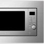 PKM Einbau-Mikrowelle MW800.8-20G-EB, Edelstahl, mit Grill und LED-Anzeige.