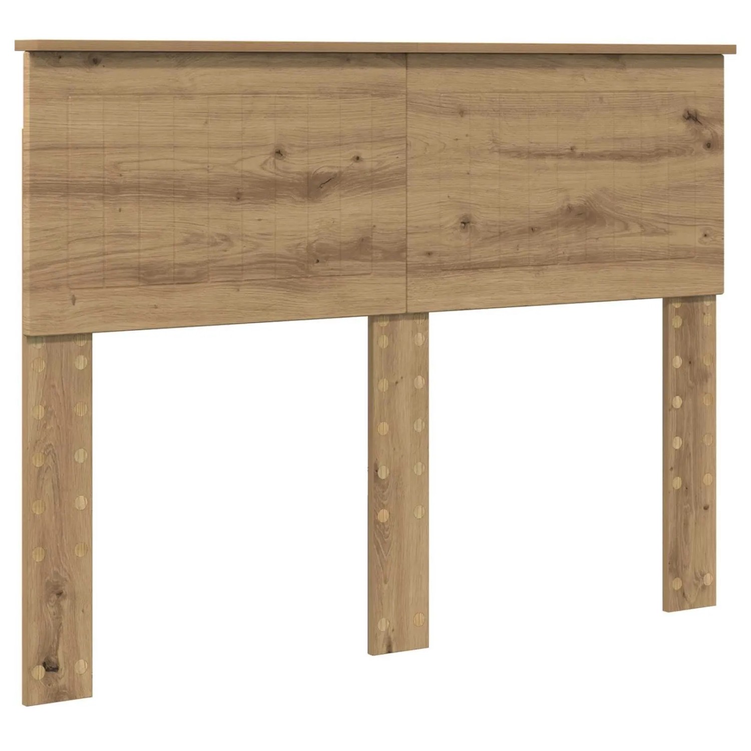 vidaXL Kopfteil mit Kopfteil Artisan-Eiche 120 cm Holzwerkstoff 888450