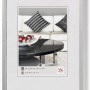 walther design Bilderrahmen Chair, Aluminium, Silber, 18x24 cm. Deko für Wohnaccessoires.