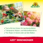 Anwendung von Neudorff Rosen-Dünger Azet Plus für prächtige Rosenblüten.