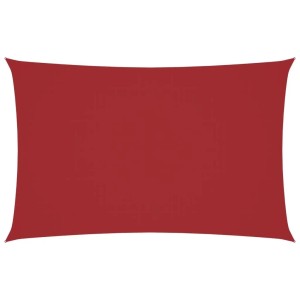 vidaXL Sonnensegel Oxford-Gewebe Rechteckig 2x5 m Rot 135644