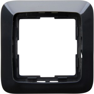 Kopp Abdeckrahmen Rivo, 1-fach, Anthrazit. Rahmen für Schalterprogramme.