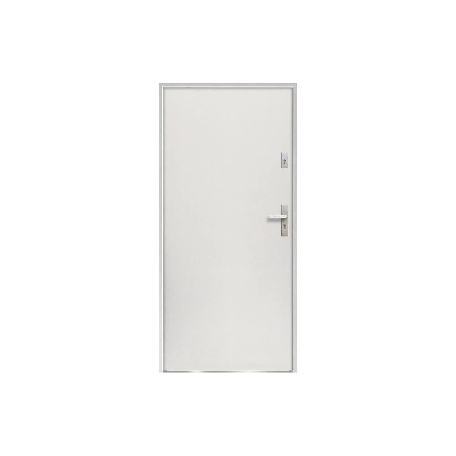 Vente-unique Haustür Agueda Weiß 95 cm