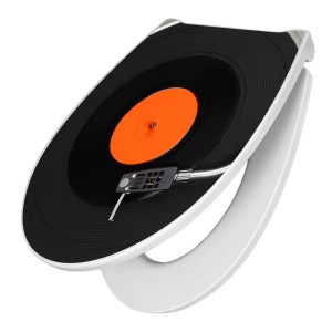 Banjado Premium WC-Sitz mit Plattenspieler-Motiv, Absenkautomatik und Soft Close Funktion.