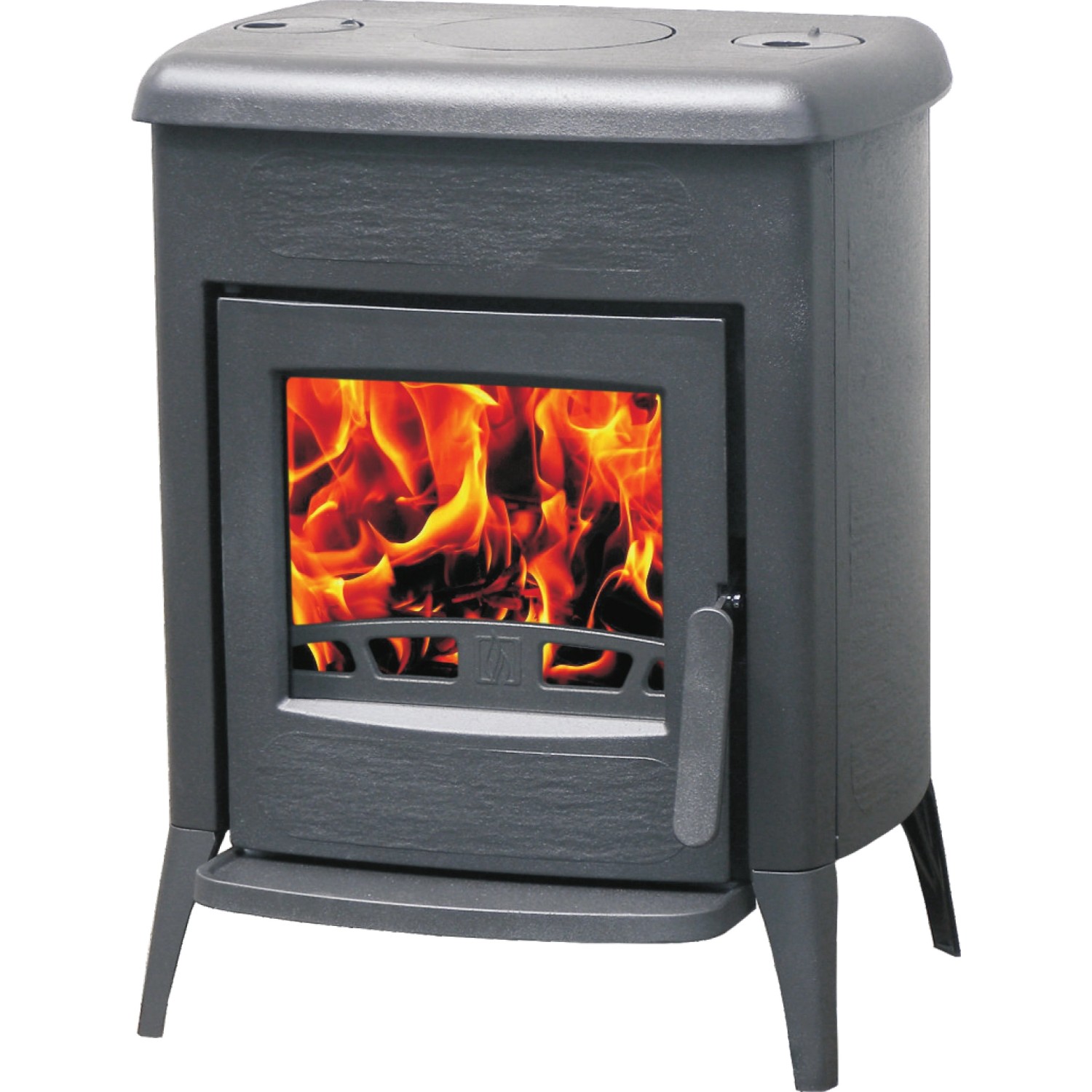 Plamen Gusskaminofen Amity 3 mit Herdplatte und 8 kW günstig online kaufen