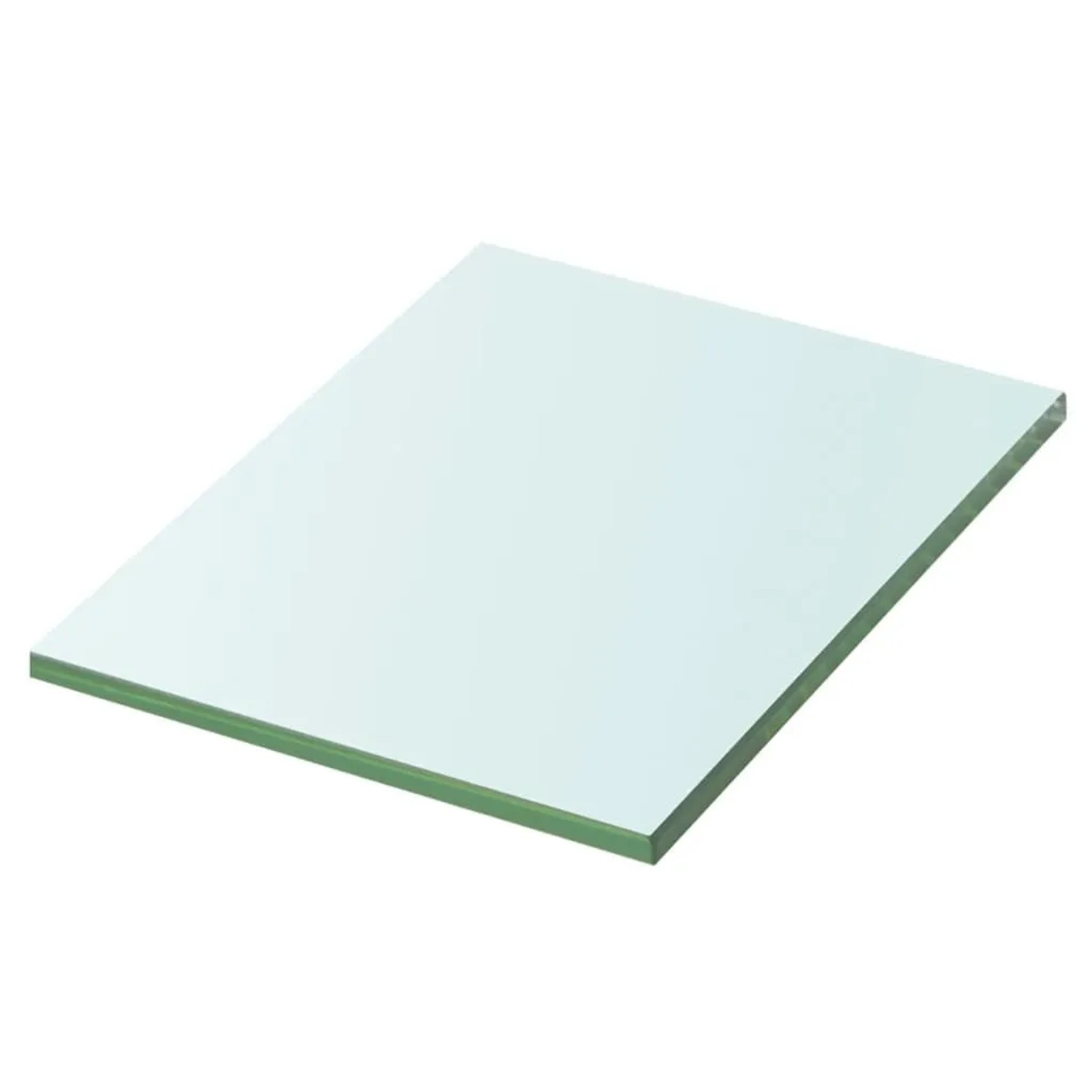 vidaXL Regalboden Glas Transparent 20x15 cm 243803