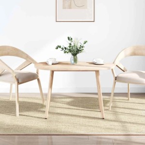 vidaXL Tischplatte 100x50x2,5 cm Massivholz Kiefer Oval 824360