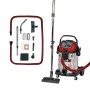 Einhell TE-VC 2025 SACL Nass-Trockensauger mit Zubehör wie Düsen, Filter und Schlauch.