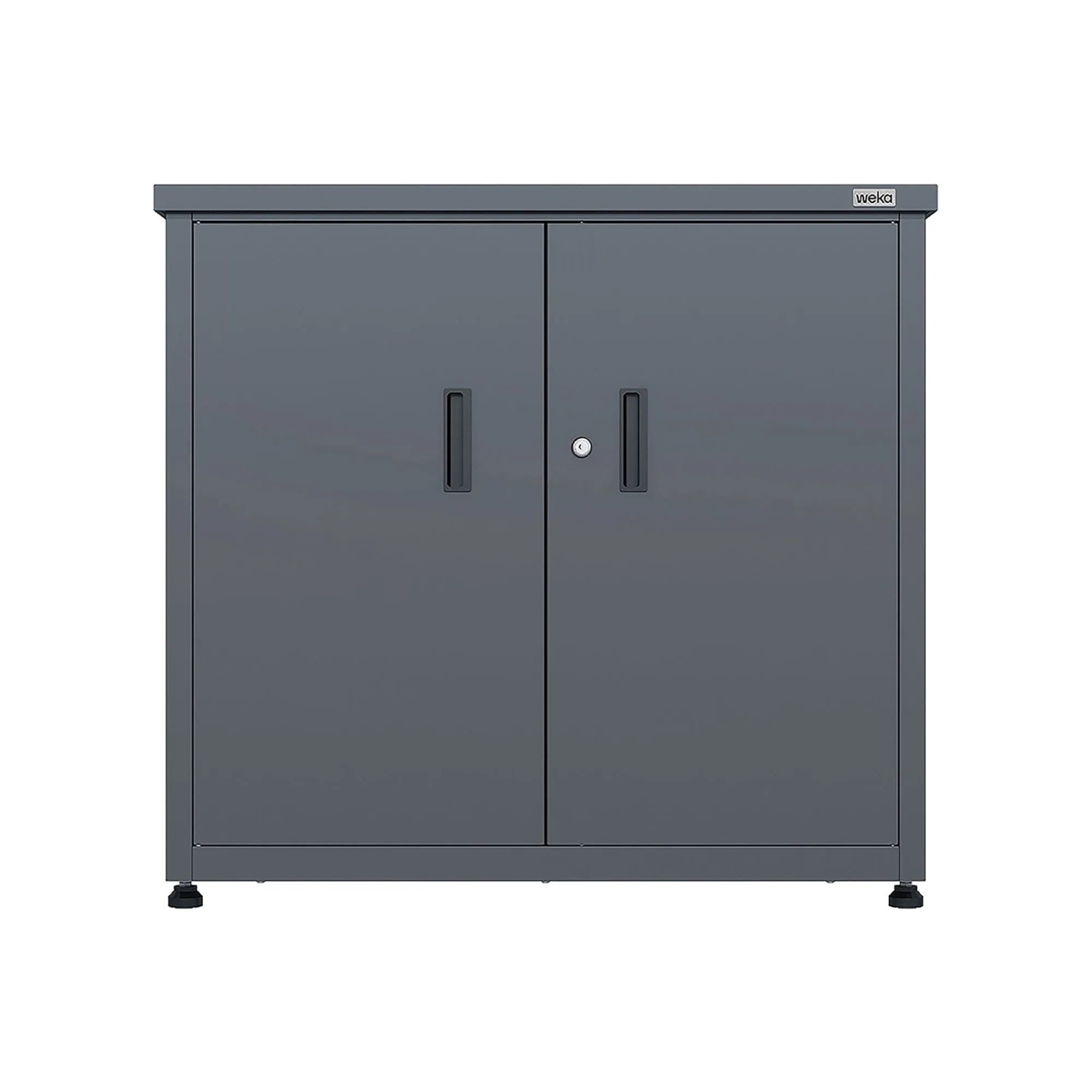 weka Metall-Terrassenschrank Gary 2, 90 x 62,5 x 85,5 cm, Metall, Anthrazit