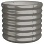 vidaXL Pflanzkübel Verzinkter Stahl 40x40x36 cm Grau 318844