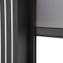 Detailaufnahme: Sunjoy Rollo für Multi-Pergola Matterhorn, Textilene-Gewebe, einfache Montage.