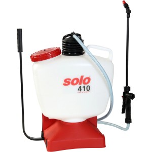 Solo Rückenspritze 410 Classic, 10 l, rot/weiß, für Garten und Landwirtschaft.