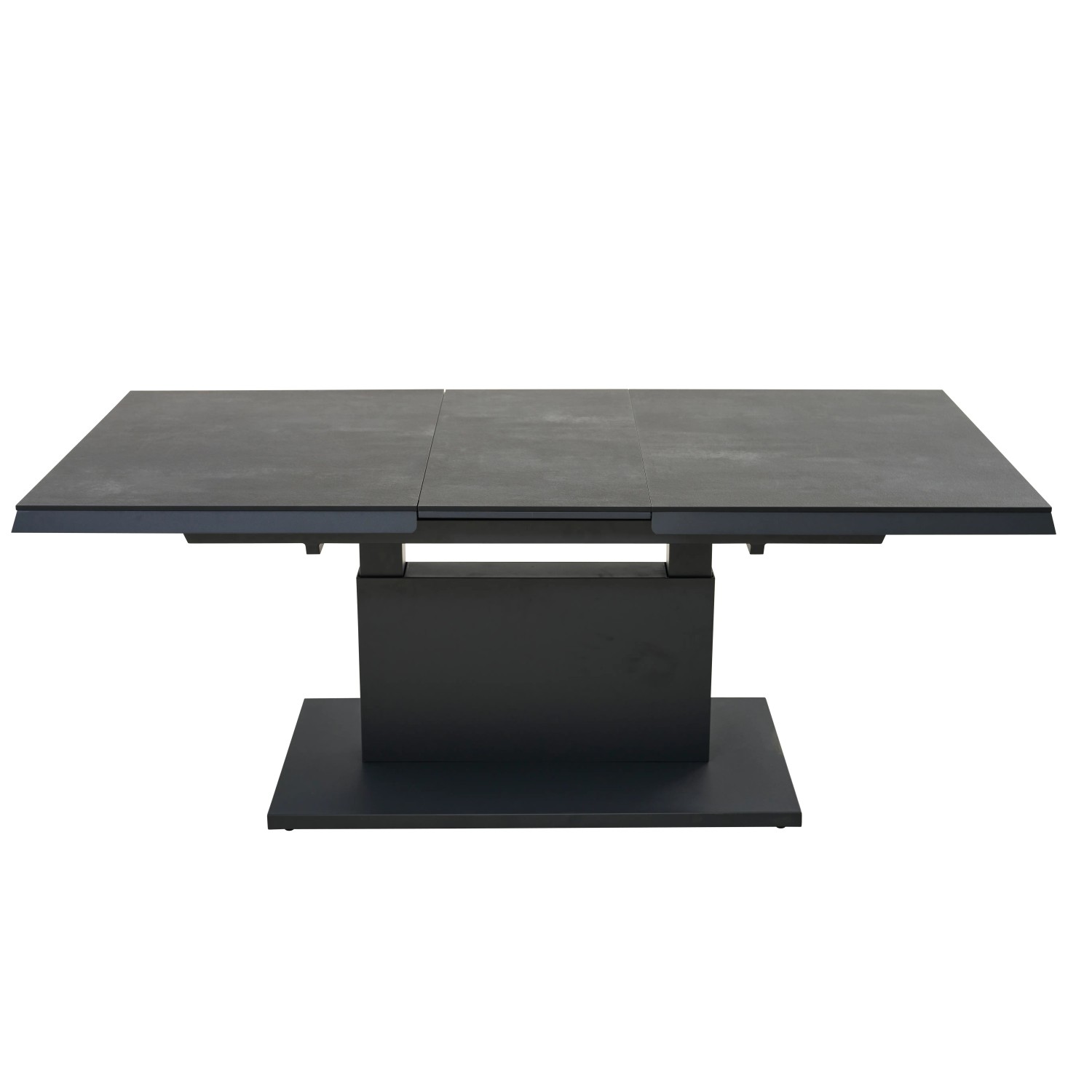Ausziehbarer, rechteckiger Siena Garden Gartentisch Talina aus Ferrostone, 90x180 cm.