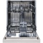 Innenansicht Telefunken Einbau Geschirrspüler mit Ober- und Unterkorb, teilintegriert, 60 cm breit.