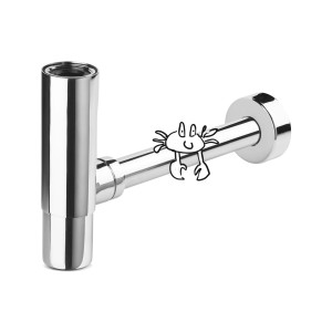 baliv Design-Siphon DS-3410 Chrom für Waschbecken.