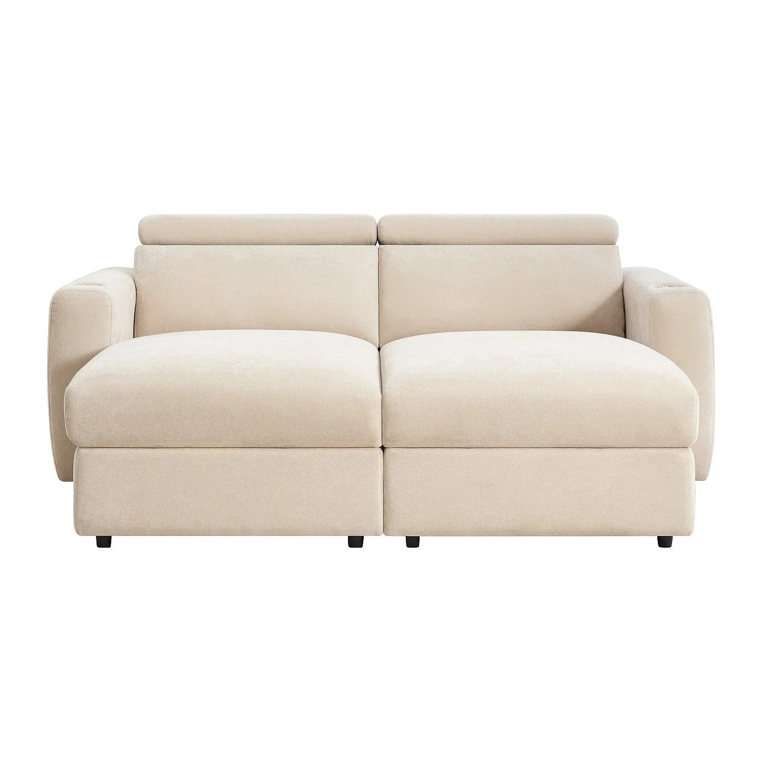 Vente-unique Relaxsofa Beralda Beige 196 cm
