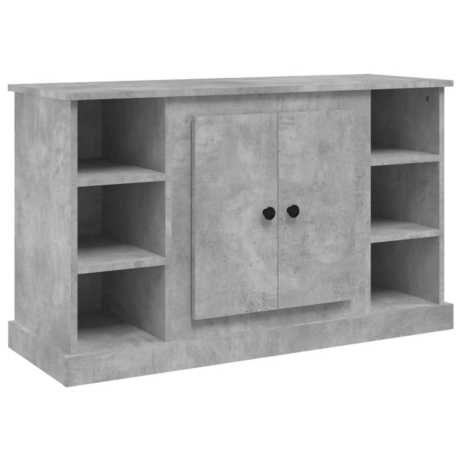 vidaXL Sideboard Betongrau 100x35,5x60 cm Holzwerkstoff 816444