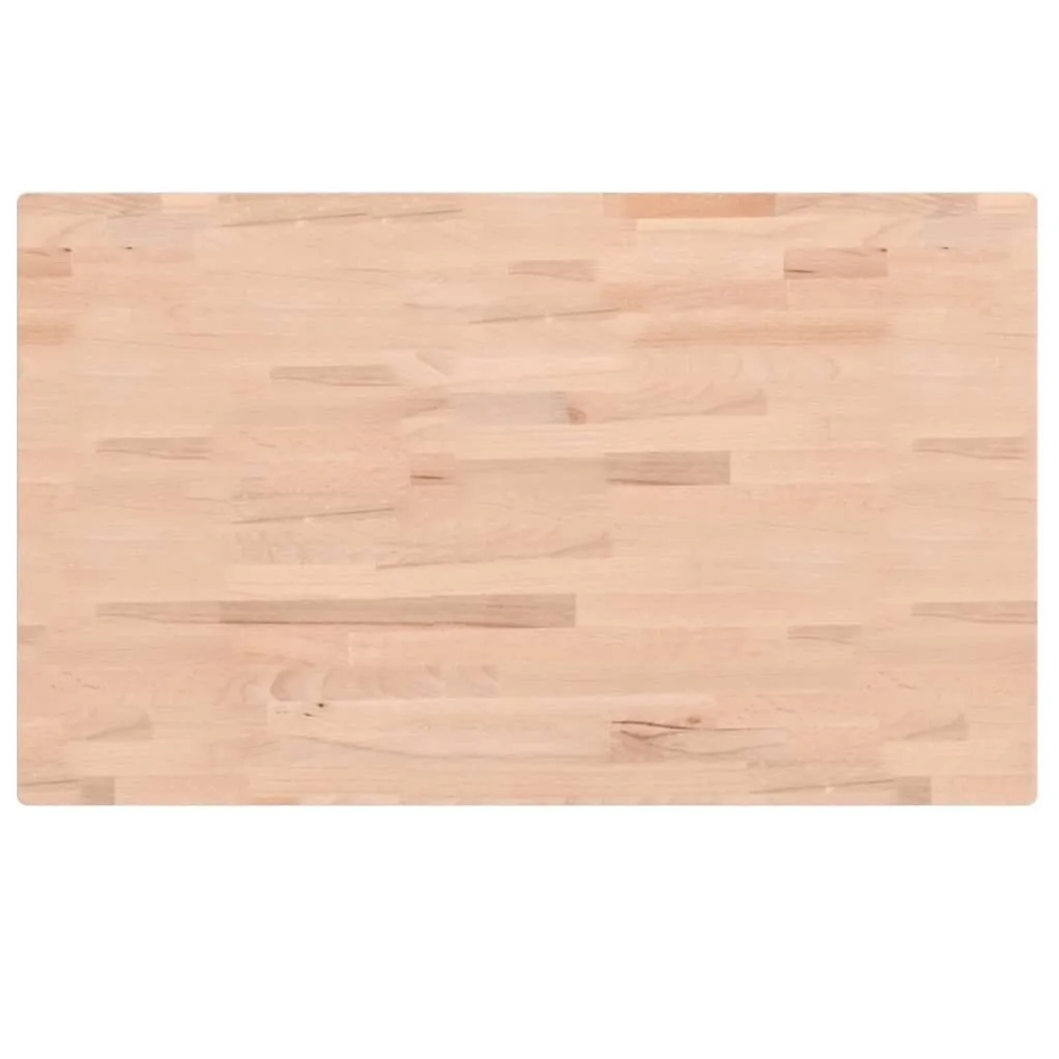 vidaXL Tischplatte 100x60x4 cm Rechteckig Massivholz Buche 3188888