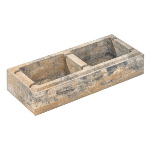 Diephaus Mauerstein Stretto Pur Muschelkalk, 60x25x12,5 cm, für Mauersysteme und Einfassungen.