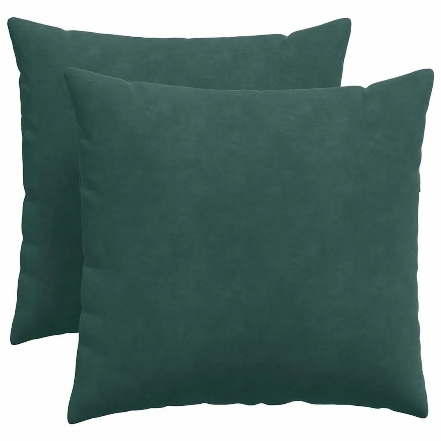 vidaXL Sofakissen 2 Stück Dunkelgrün 50 x 50 cm Cordstoff 42013973