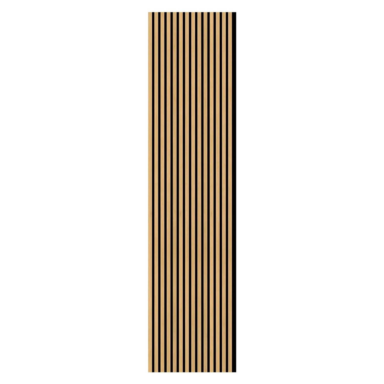 FN Acustico  Akustikplatte PET u. MDF Furniert 572,5 x 19 x 2400 mm Eiche Natur