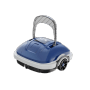 Blauer Poolroboter CF45CL mit Akku und Tragegriff für die Poolreinigung.