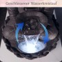 Intergarden Wasserspiel Zimmerbrunnen Groß Buddha 83cm mit Beleuchtung_5