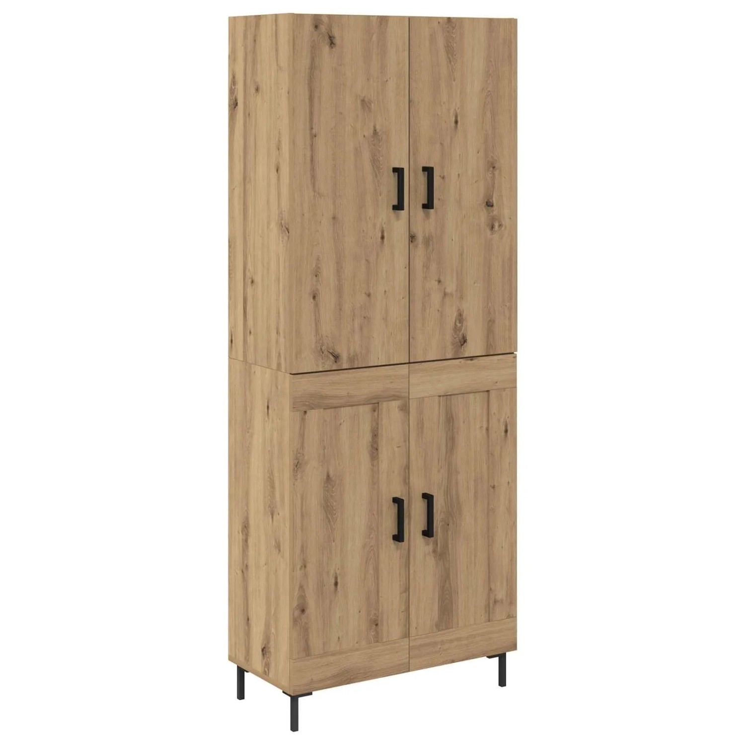 vidaXL Highboard Artisan-Eiche 69,5 x 34 x 180 cm Holzwerkstoff 3415863 günstig online kaufen