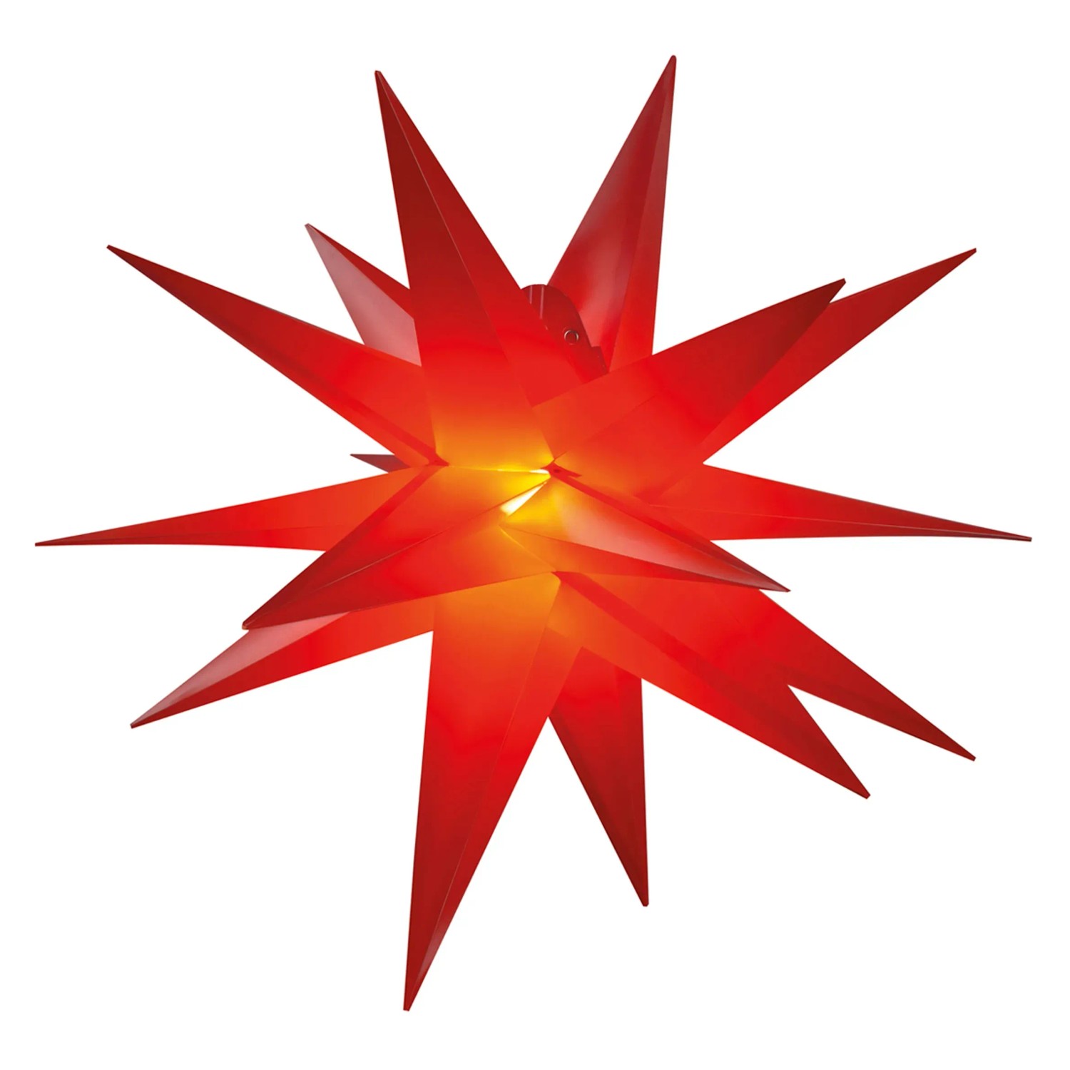 HGD LED-Kunststoff-Stern inkl. LED-Elektrik mit 6h-Timer Ø 100 cm Rot