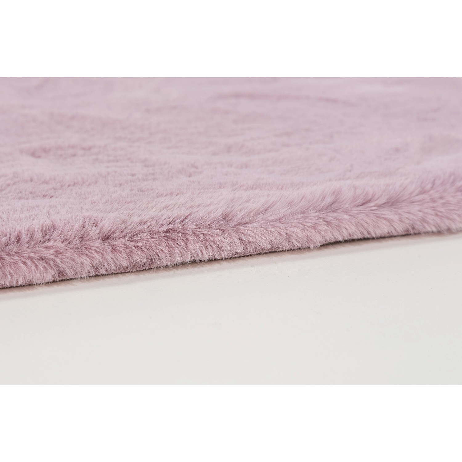 Detailaufnahme: Schöner Wohnen Badteppich Bali in Rose, 67x110 cm. Flauschiger Badteppich.