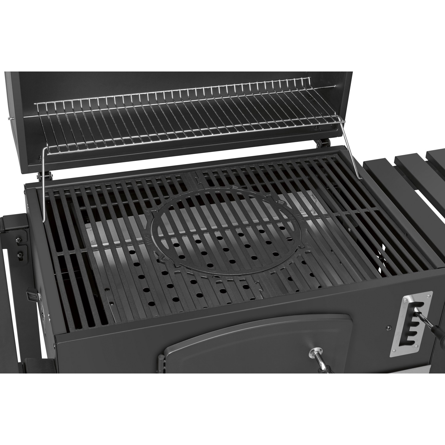 Jamestown Holzkohlegrill Jaxon XL Modulares Grillrost_3