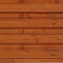 Sichtschutzzaun-Element Country, teakfarben lasiert, 180x180 cm, aus Holz.
