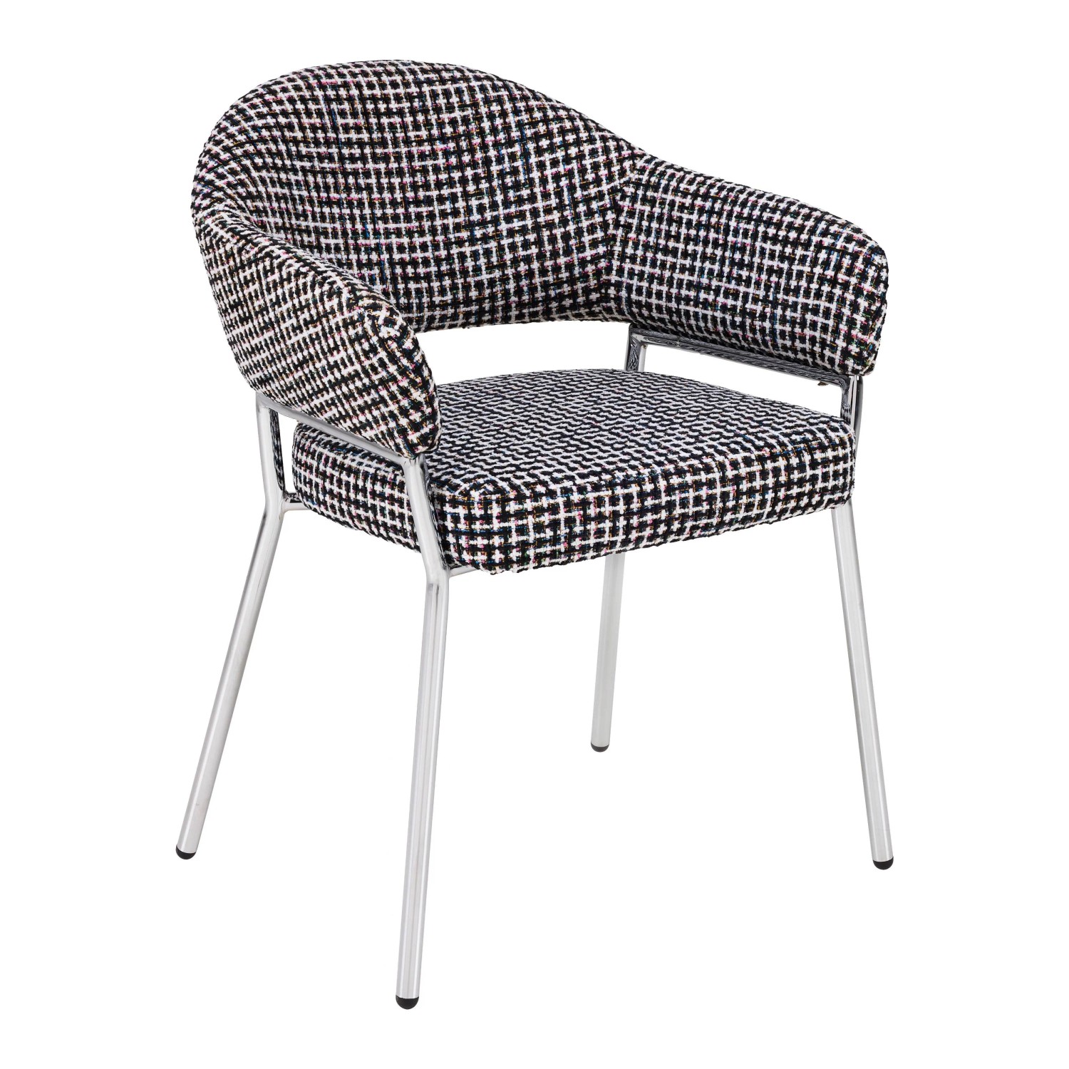 Premium Living Sessel Coco Multicolor/Chromfarben