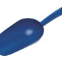Blaue LUX Classic Handschaufel, 33 cm, aus Metall mit Aufhängeöse für Gartenarbeiten.