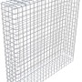 Feuerverzinkte Gabiona Gabione 102x102x22cm mit 5x5cm Maschenweite.