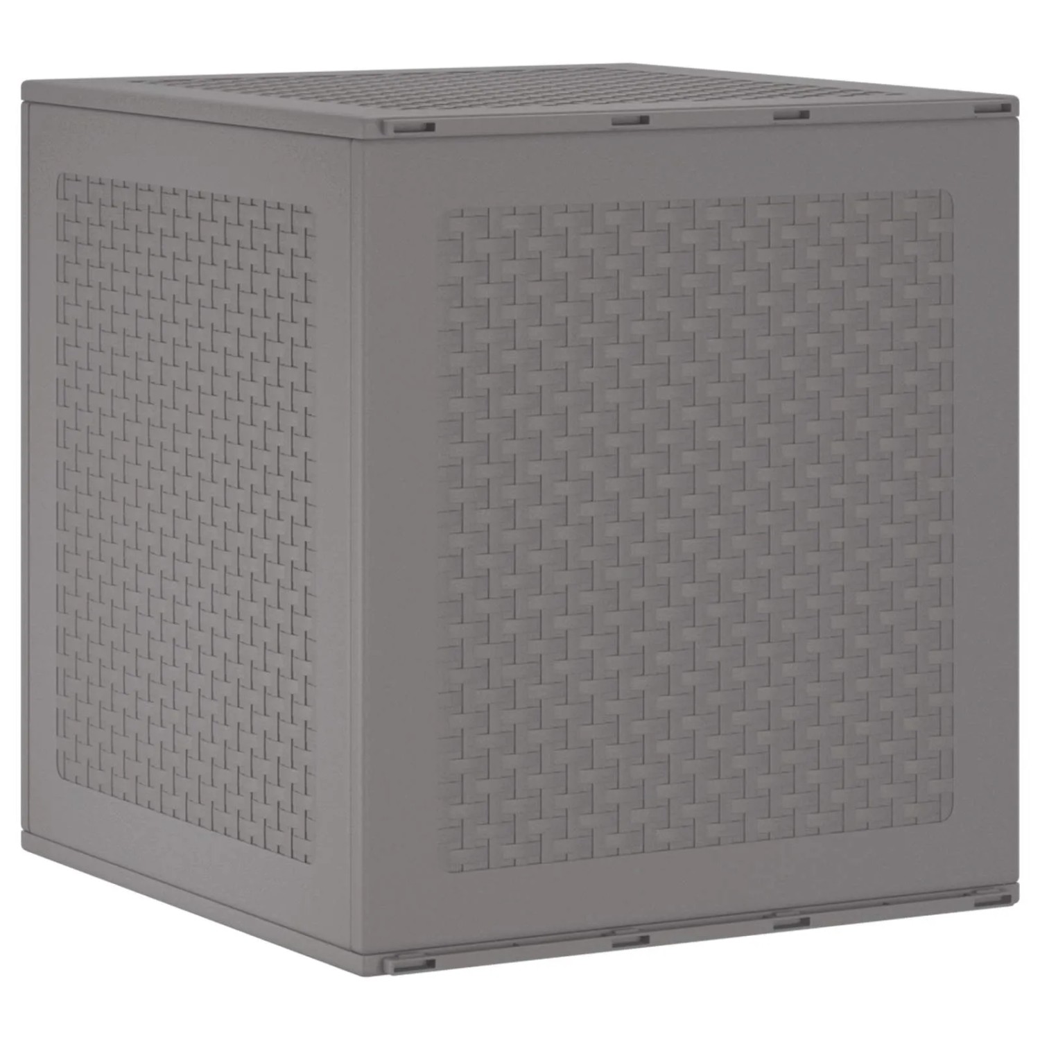 vidaXL Aufbewahrungsbox Hellgrau 55 x 53 x 57 cm Polypropylen 870582