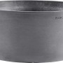 Runde, graue Ecopots Pflanzschale Frankfurt, Ø 31 cm. Ideal für Innen- und Außenbereich.