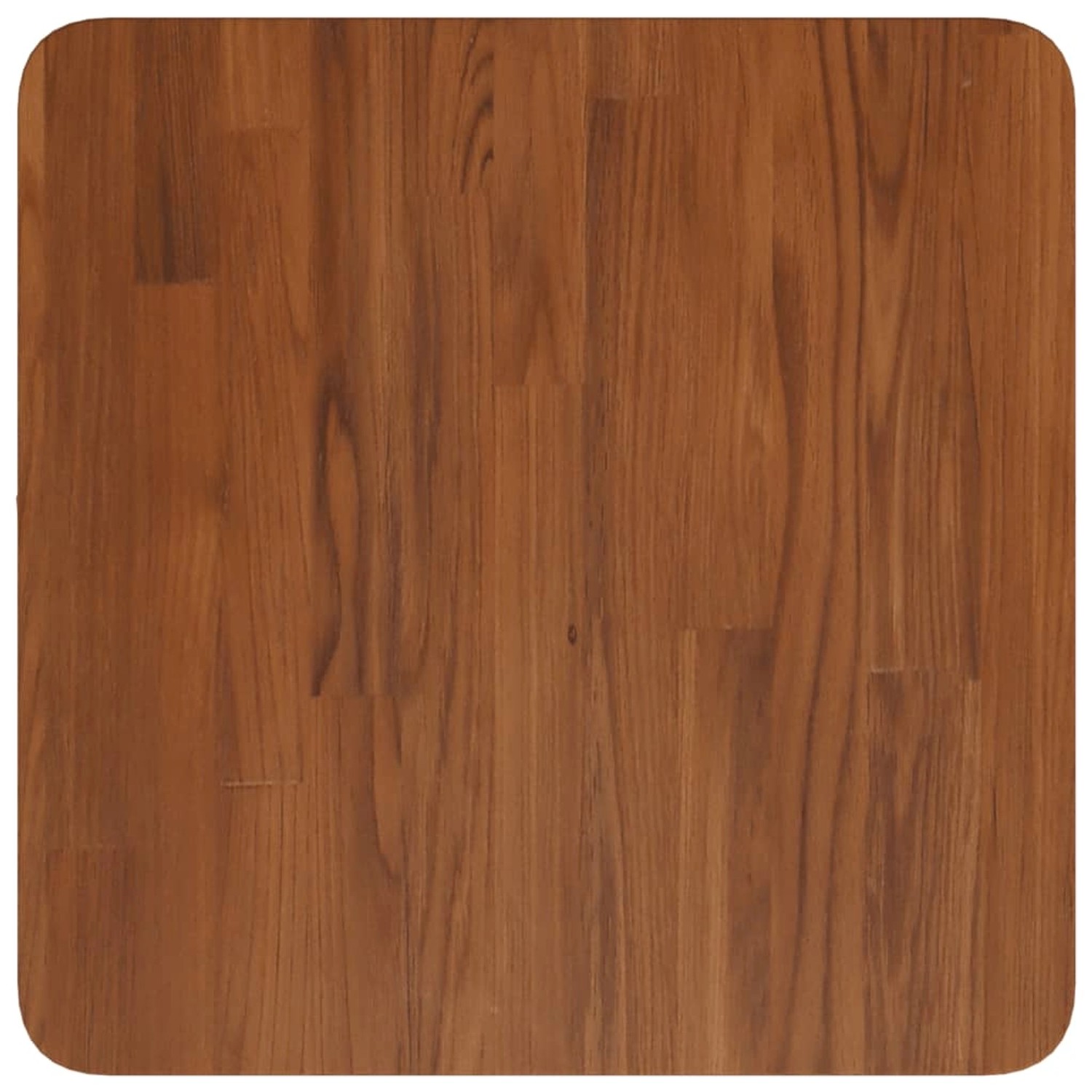 vidaXL Tischplatte Quadratisch Dunkelbraun 40x40x4cm Behandelte Eiche