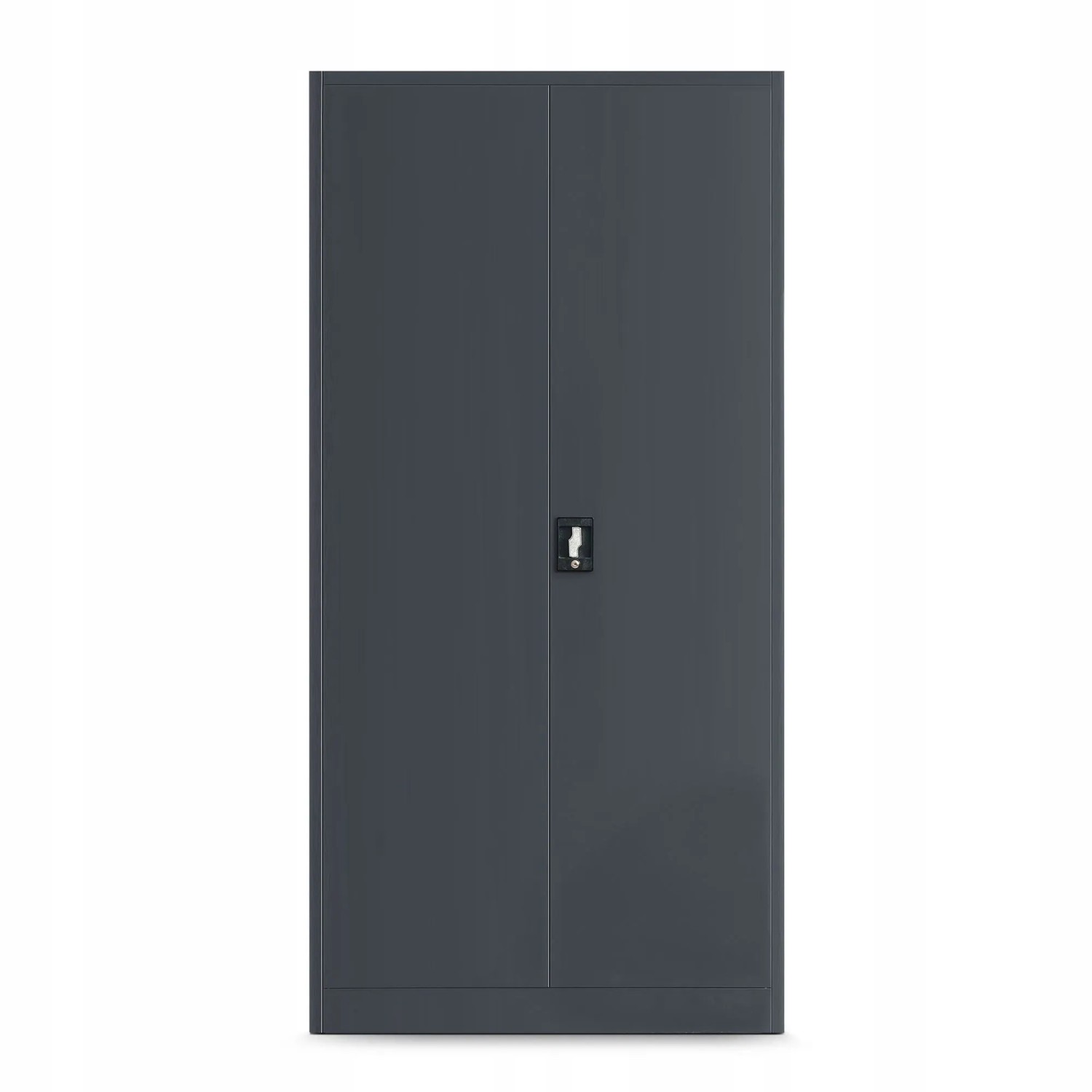Jan Nowak Werkzeugschrank BRUNO, 185x92x50 cm, anthrazitfarbener Stahlschrank mit zwei Türen.