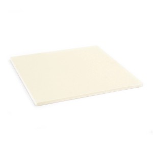 Rechteckiger Toboli Pizzastein aus Cordierit für Gasofen, 330x330mm, für knusprigen Pizzaboden.