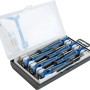 LUX Präzisions-Schraubendrehersatz Comfort, 6-teilig, für Schlitz- und Torx-Schrauben im Kasten.