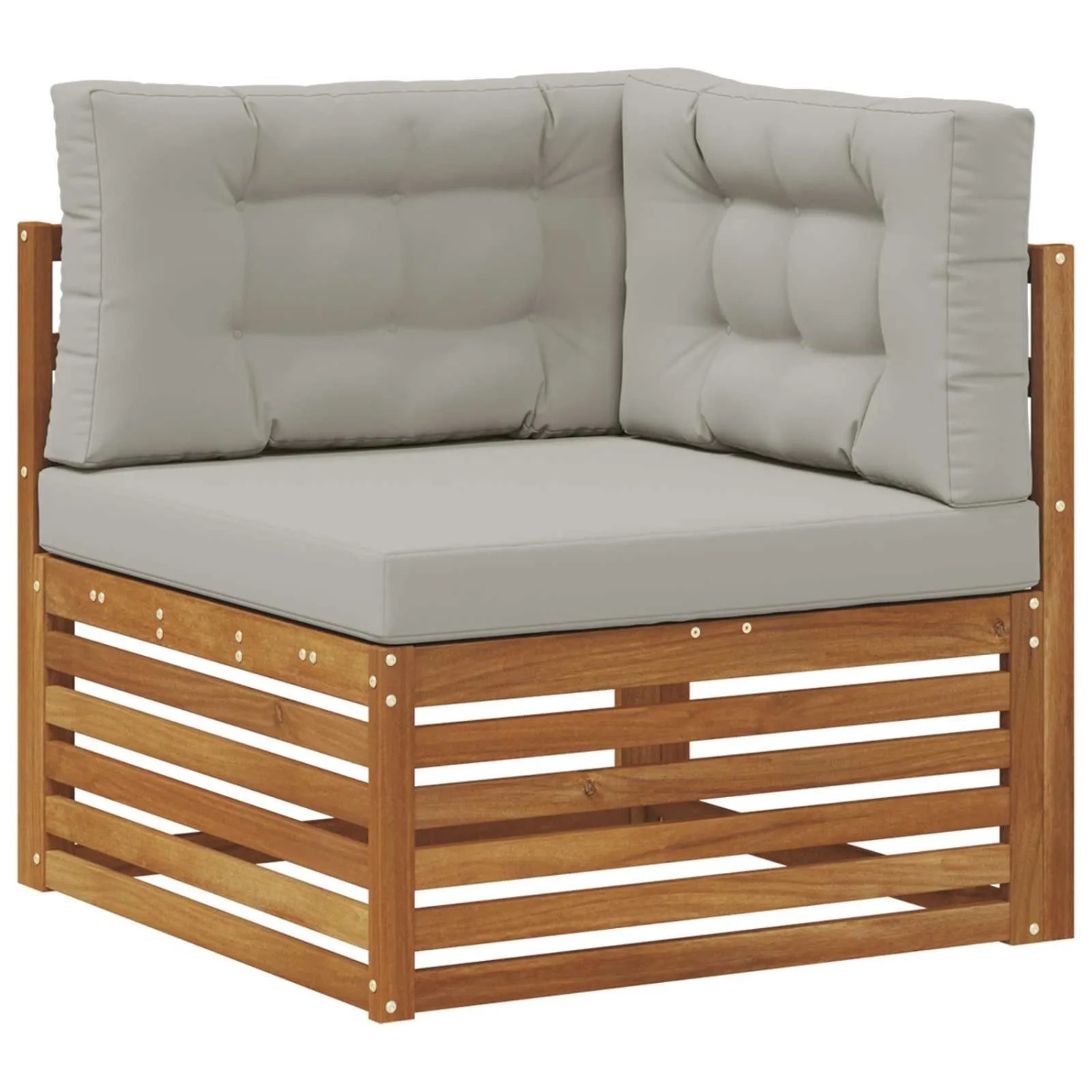 vidaXL Outdoor Ecksofa Massivholz Akazie Natur 900569