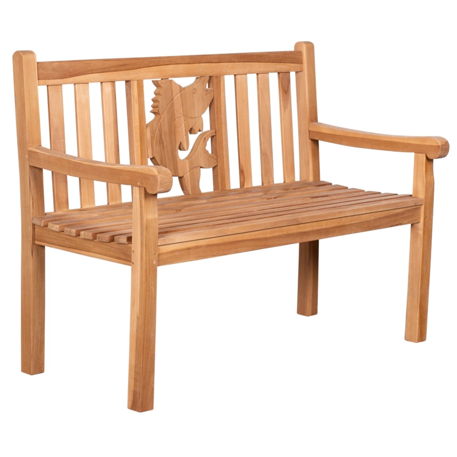 GarWoh Gartenbank Fisch Teak 120 Cm