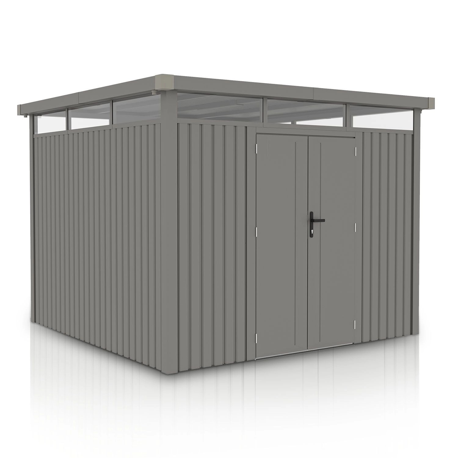 Juskys Gerätehaus Luzern 8,6 m² Taupe günstig online kaufen