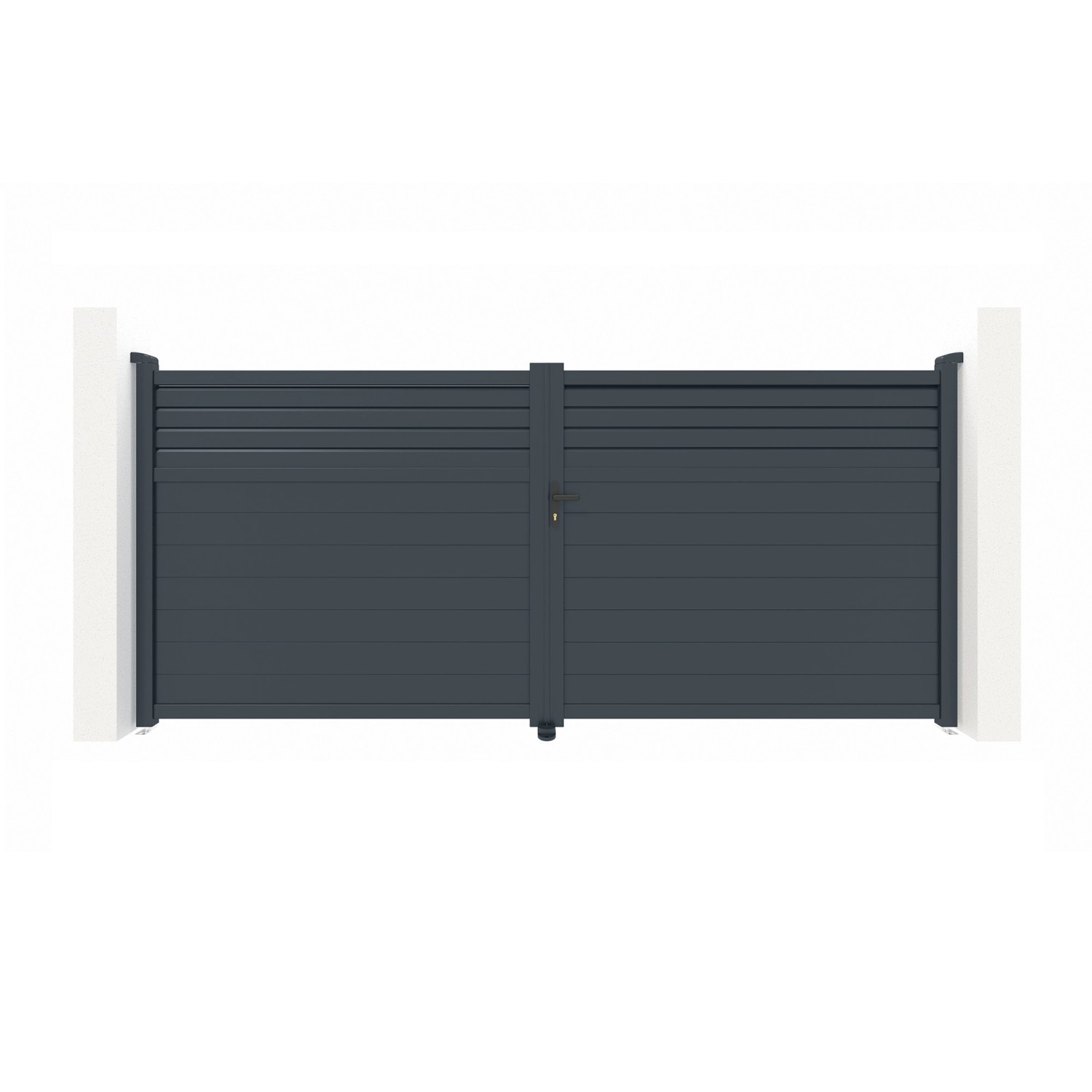 Casanoov Flügeltor Elektrisch Carpatia 400x180cm & Drehtorantrieb Tanker B7 günstig online kaufen