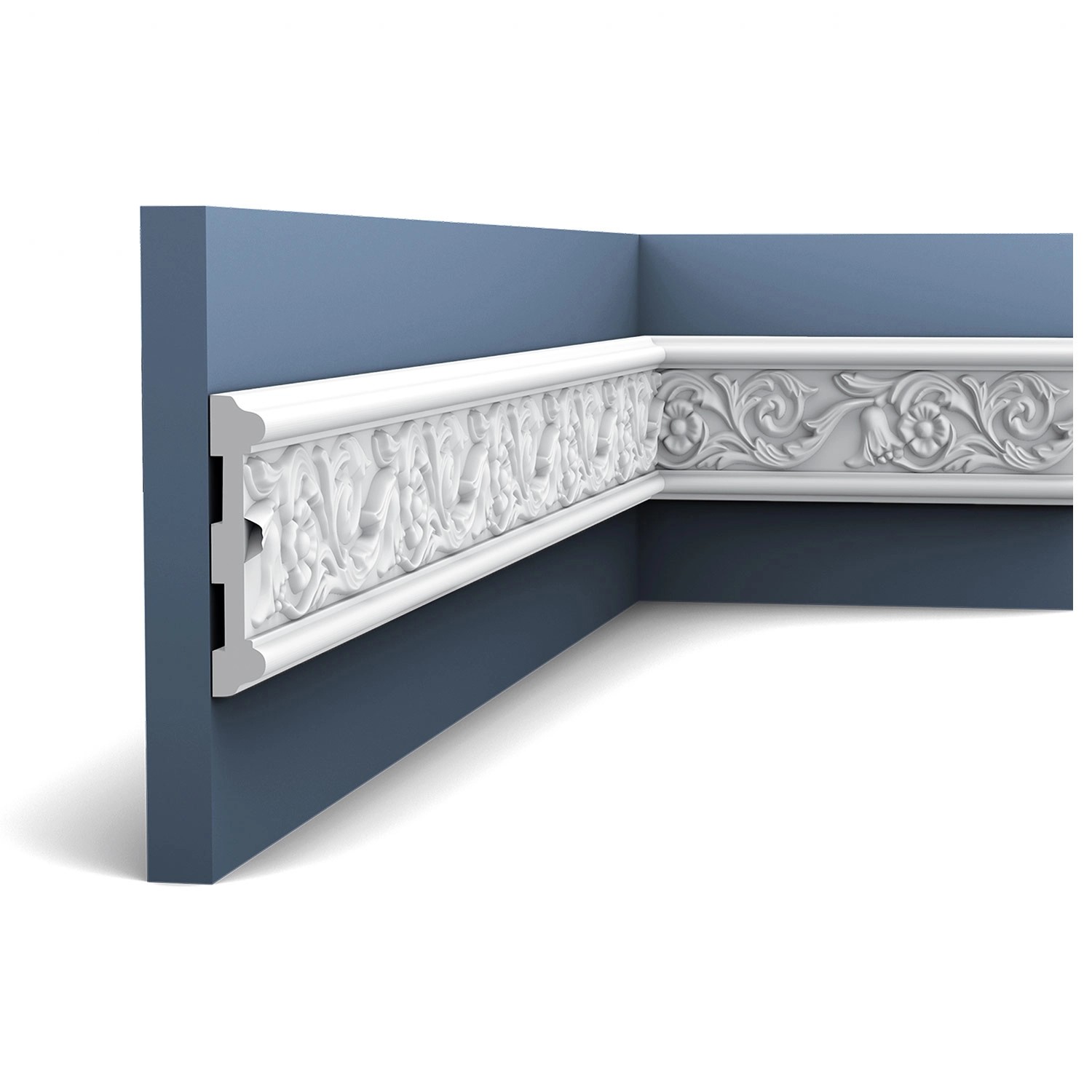 ORAC DECOR P7020 LUXXUS Stuck Friesleiste Wand-Leiste Blumen Dekor Ornament günstig online kaufen