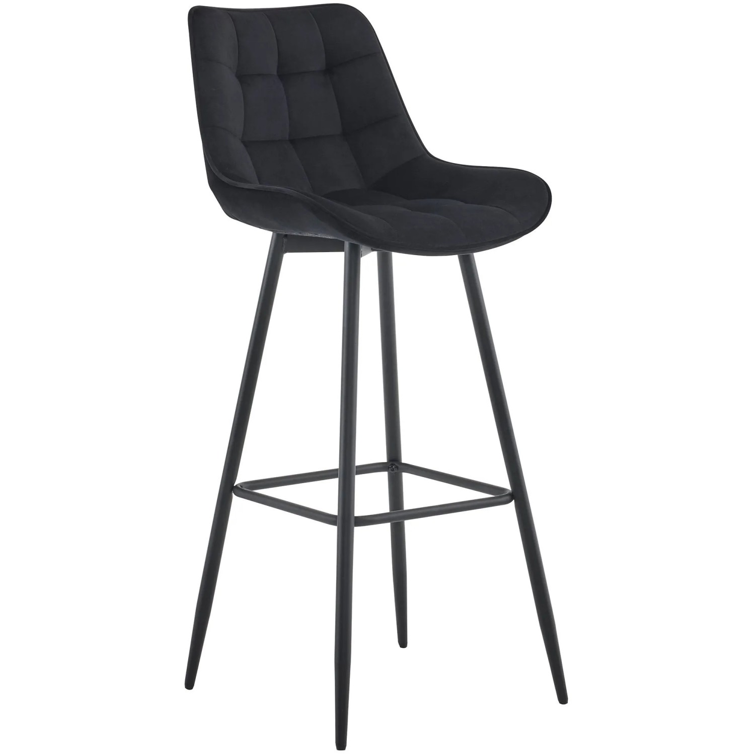 CLP Barhocker Dartford schwarz/Samt